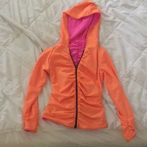 Bebe Sport ruched reversible jacket